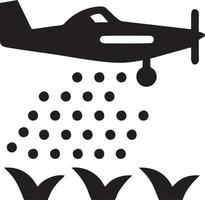 Plane icon symbol image vector, illustration of the flight aviation in black image. EPS 10 vector