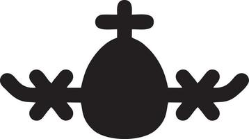 Plane icon symbol image vector, illustration of the flight aviation in black image. EPS 10 vector