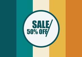 Discount and sale banner template vector
