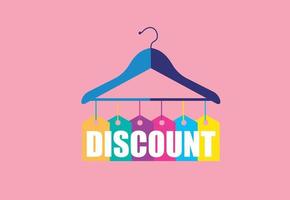 Discount and sale banner template vector