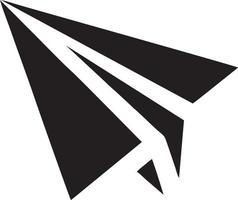 Plane icon symbol image vector, illustration of the flight aviation in black image. EPS 10 vector