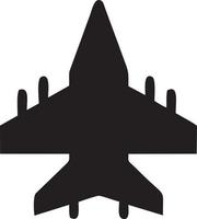 Plane icon symbol image vector, illustration of the flight aviation in black image. EPS 10 vector