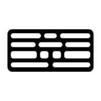 Wood climbing board vector black icon isolated