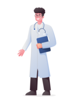 illustration de personnage de médecin png