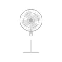 eléctrico ventilador plano diseño vector ilustración aislado en blanco antecedentes