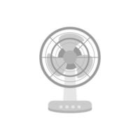 electric fan flat design vector illustration isolated on white background