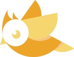 Golden Ratio Bird Logo vector
