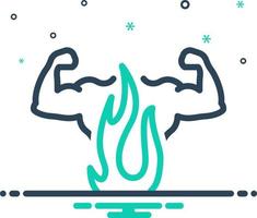 mix icon for passion vector