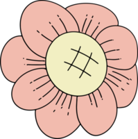 The pink flowers drawingimage png