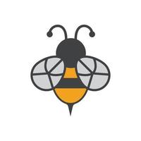 vector de plantilla de logotipo de abeja