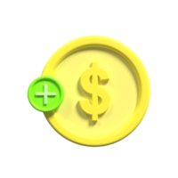 3D Illustration of Theme Finance png