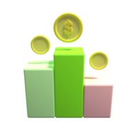 3D Illustration of Theme Finance png