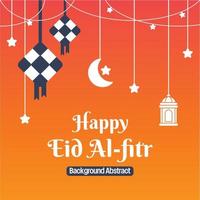 editable eid sale poster template. with diamond ornaments, moon, stars and lanterns. Design for social media and web. Islamic vector illustration