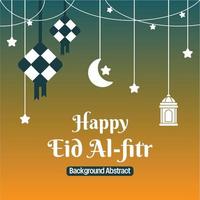 editable eid rebaja póster modelo. con diamante adornos, luna, estrellas y linternas diseño para social medios de comunicación y web. islámico vector ilustración