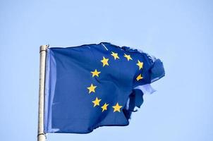 bandera de la unión europea foto