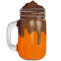 vattenfärg hand dragen milkshake png