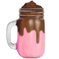 Aquarell Hand gezeichnet Milchshake png