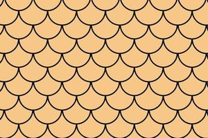 abstract seamless fish scale vintage pattern design. vector
