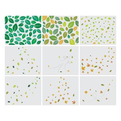 green leaf ecology nature element background vector icon of go green