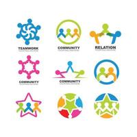 Community, network and social icon design vector