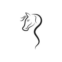 Horse Logo Template Vector illustration