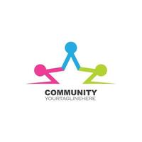Community, network and social icon design vector