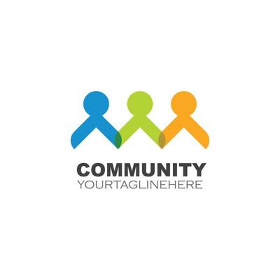 Community, network and social icon design