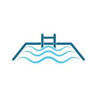 swimming pool icon vector illustration design