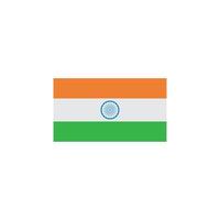 indio bandera vector icono ilustración