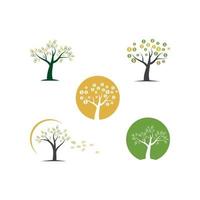 money tree logo icon vector illustration