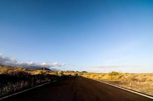 Scenic road view photo