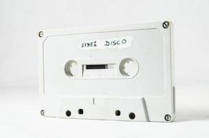 Old white cassette photo