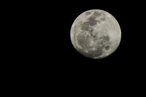 Moon at night photo