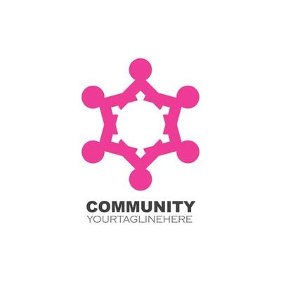 Community, network and social icon design