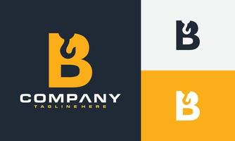 letter B crane logo vector