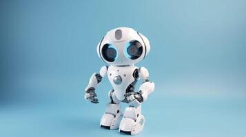 Cute little robot. . photo