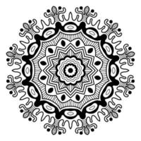 Mandala abstract shape vector