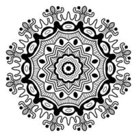 Mandala abstract shape vector