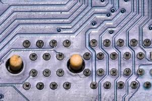 Detail of a circuit board photo