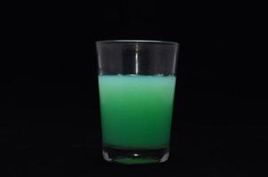 A green drink photo