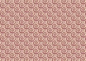 Abstract brown line wave seamless pattern vector background