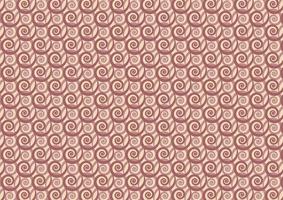 Abstract brown line wave seamless pattern vector background