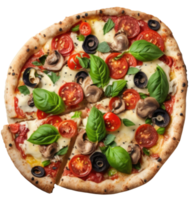 heiß Italienisch Pizza ausgeschnitten png