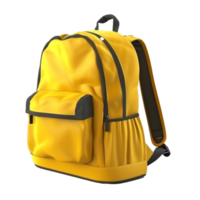 School backpack isolated. png