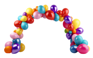 Balloon arch isolated. png