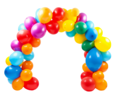 Balloon arch isolated. png