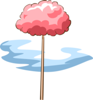 Cotton candy png graphic clipart design