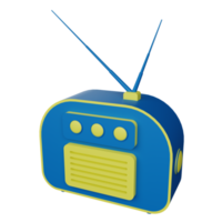 3d radio canal png