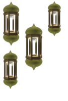 Illustration graphic of 3D Ramadhan lantern good for decoration of islamic poster png