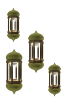 Illustration graphic of 3D Ramadhan lantern good for decoration of islamic poster png